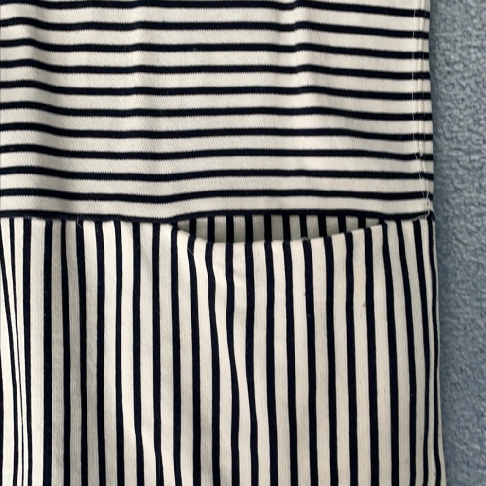 Madewell xs crepe and navy shirt dress - Picture 3 of 5